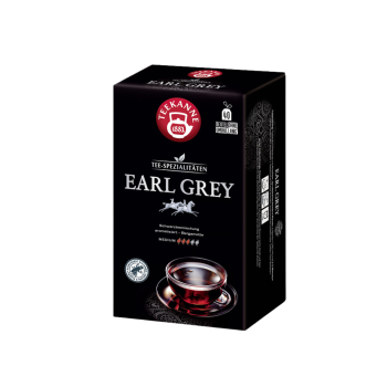 Teekanne Earl Grey, Schwarzer Tee, 40 Teebeutel im Kuvert, 80g
